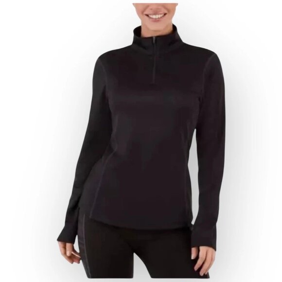 Spyder Women's Baselayer 1/4 Zip Top High Performance Comfort - Picture 6 of 7